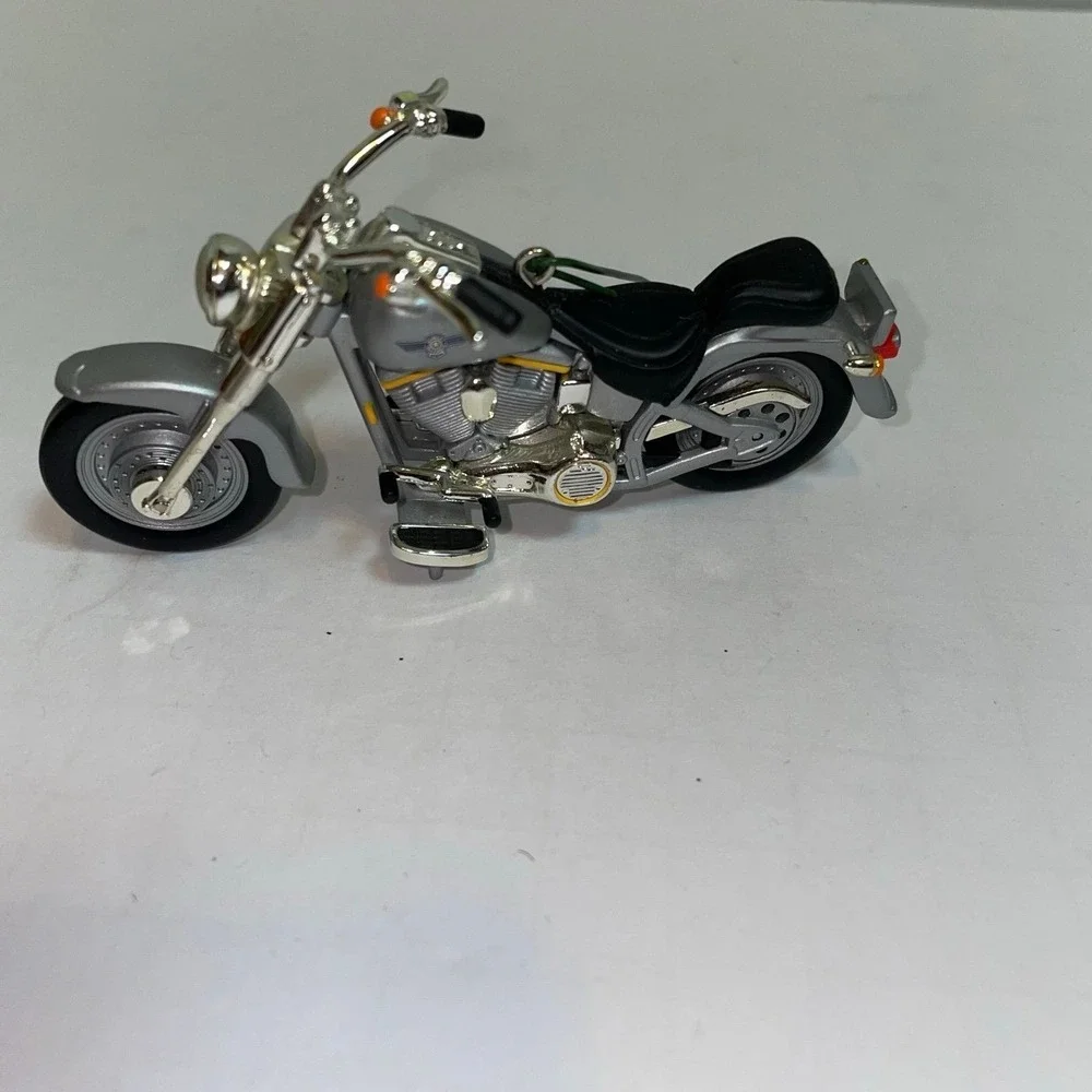 Hallmark Keepsake Ornament Harley-Davidson Fat Boy Motorcycle Milestones 1999